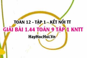 Giải 1.44 Toán 12 tập 1 SGK Kết nối tri thức